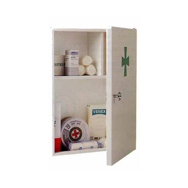 BOTIQUIN PRIMEROS AUX 400x300x120MM PTA. C/TIR. BT
