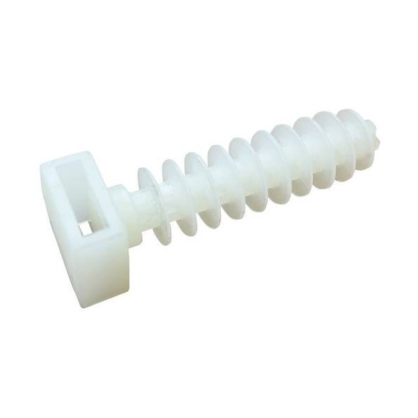 Taco Brida Nylon 8Mm Blanco 100 Ud