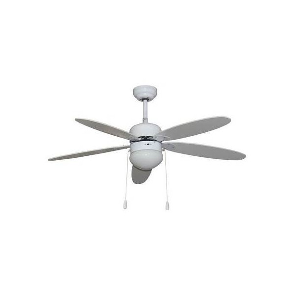 VENTILADOR TECHO 130CM CON LUZ 50W-3V 5 ASPAS BL S