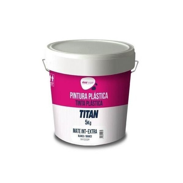 PINTURA PLAST MATE 5 KG BL INT. EXTRA MO VIVAHOGAR