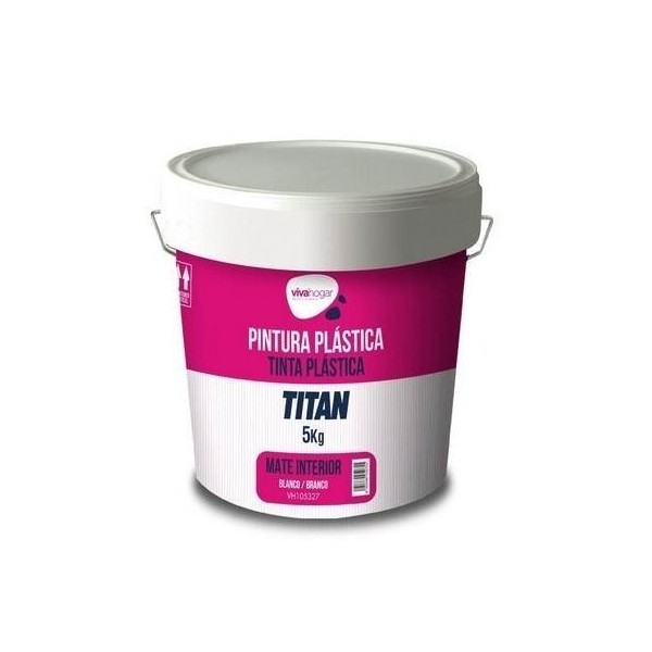 PINTURA PLAST MATE 5 KG BL INT. MO VIVAHOGAR