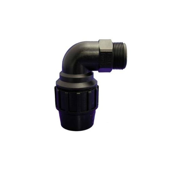 CODO FONTAN 90§ R/M Ø 50MM-1 1/2 FIT PP HIDROT