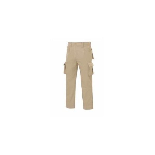 PANTALON TRABAJO T42 ELAST. TERGAL BEI L9000 MLTIB