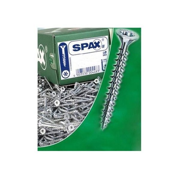 TORNILLO R/MAD. 04,5x035MM GALV SPAX 500 PZ
