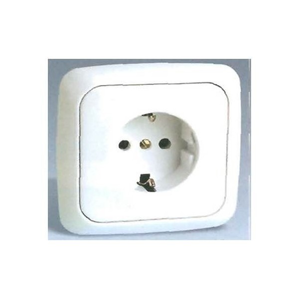 BASE ENCHUFE ELEC SCHUKO TT BL SERIE 31 31472-60 S