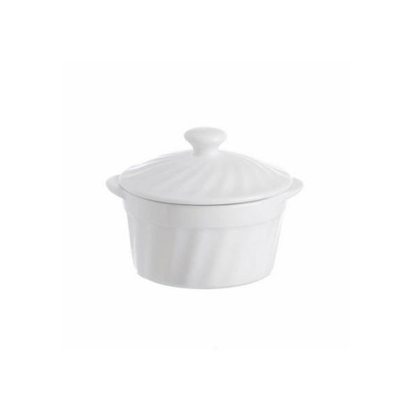 RECIPIENTE HORNO C/TAPA 9,5CM PORCEL AREZZO LPB