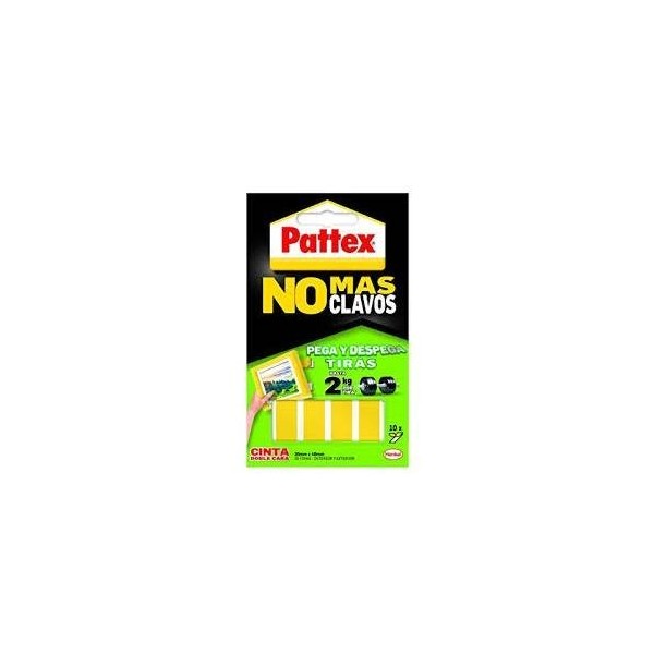 PATTEX NO MAS CLAVOS CINTA REMOVIBLE BL.10 TIRAS