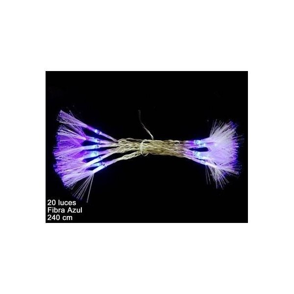 LUZ NAVIDAD FLASH AZ 240 CM LED 20 LUCES F/OPT. JU