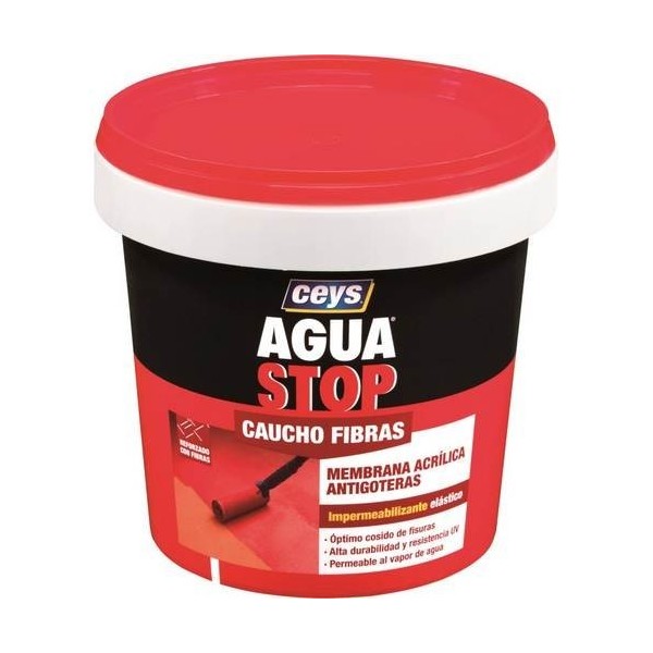 PINTURA IMPERM. CAU/ACR 1 KG RO FIB ANTIG AGUASTOP