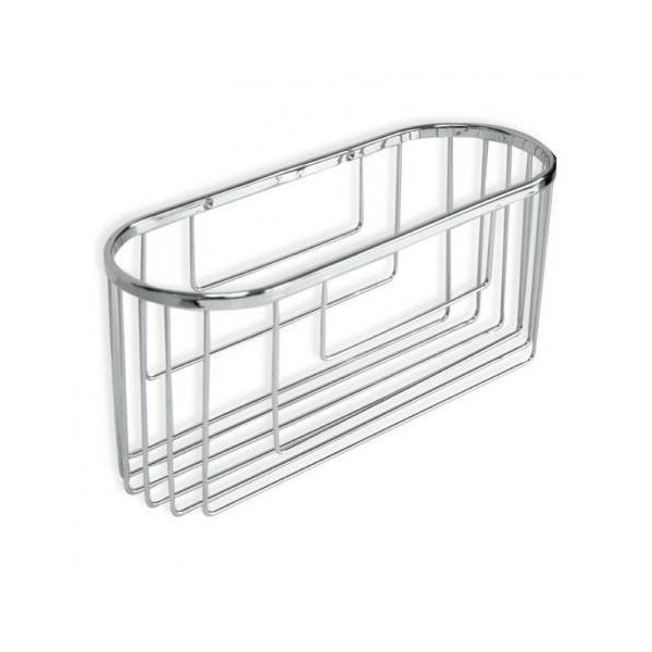 CESTILLO BAÑO 30X11X13CM OVAL MET CR TATAY