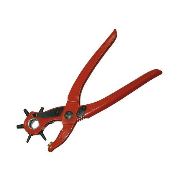 *TM SACABOCADOS REVOLVER ROJO 9"