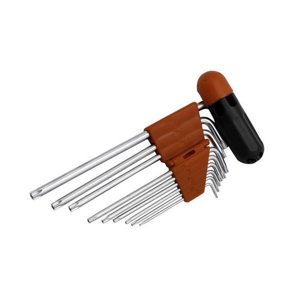 Llave Torx Inviolable Cr/V Juegoteo 9 Ud