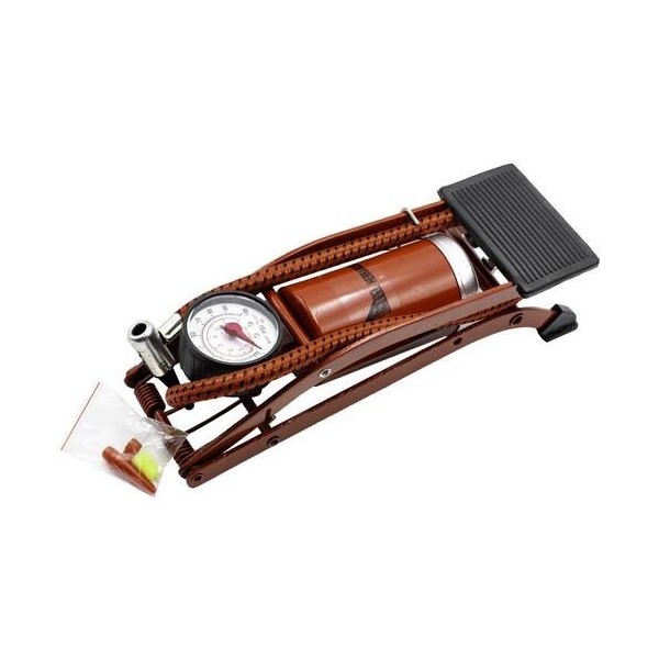 Bomba Pedal Sencilla Con Manometro