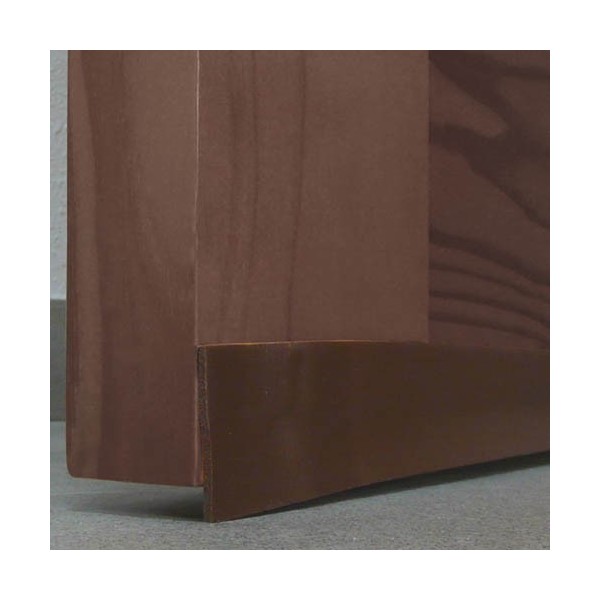 *BR BURLETE PVC BAJO PUERTA EXPANDIDO 1MT MARRON