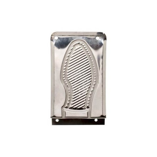 PLACA PISA  PUERTA 147X98MM 97844 ACERO INOX MICEL