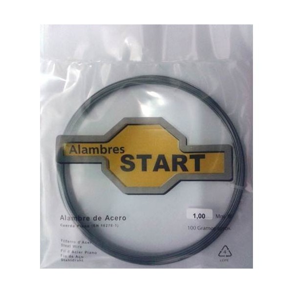 ALAMBRE CUERDA PIANO 0,6MM 100GR ACERO ALAMBRES ST