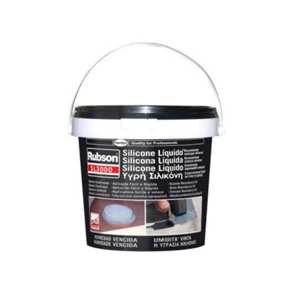 RUBSON SILICONA LIQUIDA 5KG GRIS