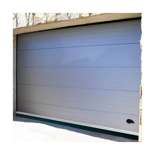 *BR BURLETE ALUMINIO GARAJE LABIO 2,50MT PLATA