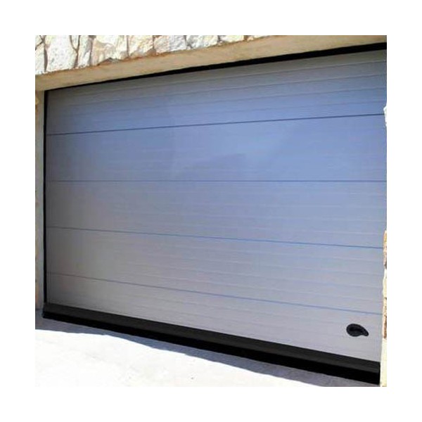 *BR BURLETE ALUMINIO GARAJE LABIO BASIC 2,50MT NEGR