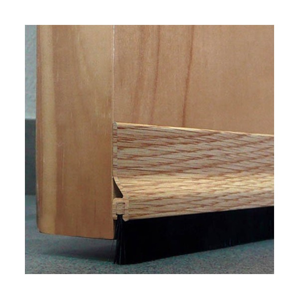 *BR BURLETE ALUMINIO ADHESIVO FLECO 92CM ROBLE