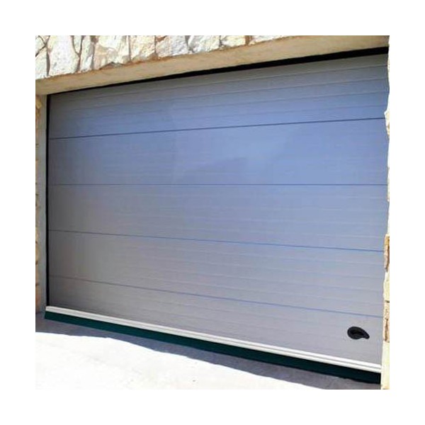 *BR BURLETE ALUMINIO GARAJE LABIO 3,05MT PLATA