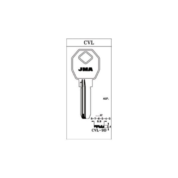 LLAVE PUNTOS EN BRUTO JMA LAT CVL-9D