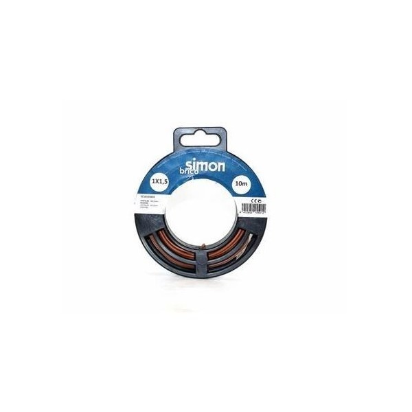 CABLE ELEC 1X1,5 10MT HILO FLEXIBLE SIMON B MARR H