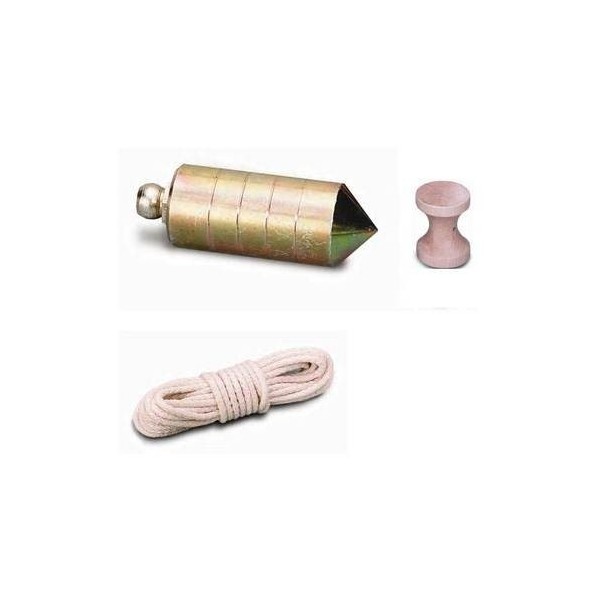 PLOMADA ALB. 0500GR NUEZ MADERA JGO H. LAT NUSAC