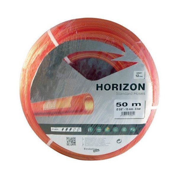 Manguera Horizon Tricotada Roja 19X50Mts