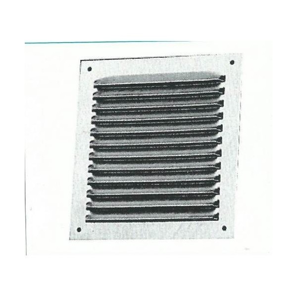 REJILLA VENT PLANA 175X175MM ALU ALUM VERWAL