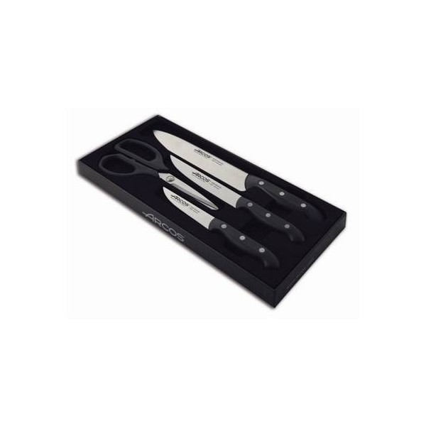 JUEGO CUCHILLOS TIJERA MAITRE ARCOS 152600 4 PZ