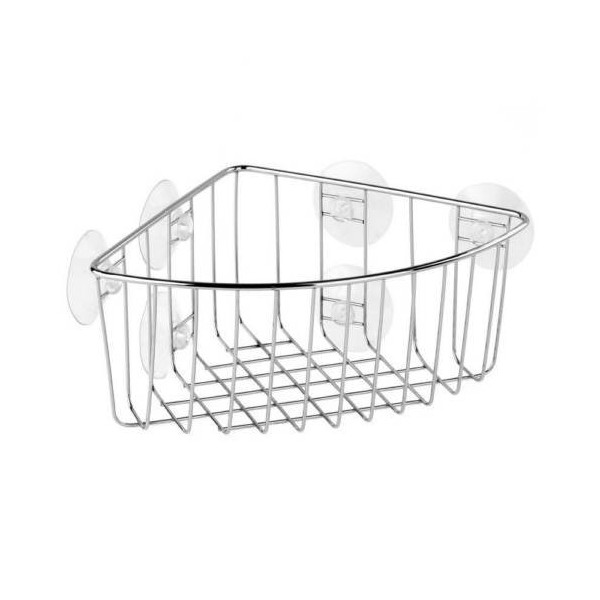 CESTILLO BAÑO VENTOSA 19X19X10CM MET CR TATAY