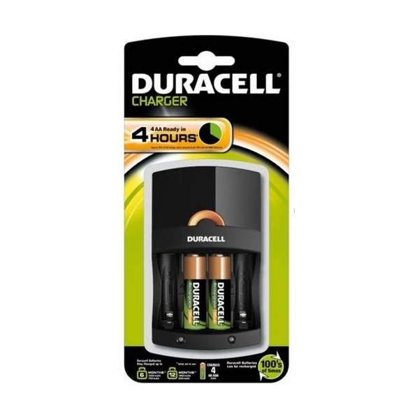 CARGADOR PILAS HR06 HR03 + 2AA DURACELL