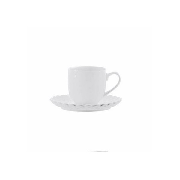 TAZA CAFE C/PLATO 85ML MOMENTI PORCEL LPB