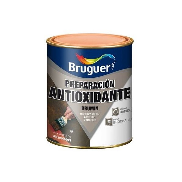 PINTURA PREP. METAL 250 ML NAR ANTIOX. S/PLOMO BRU