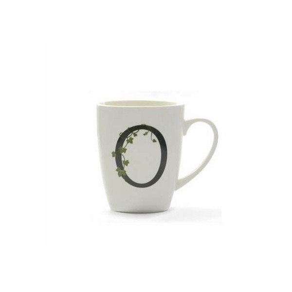 TAZA DESAYUNO C/ASA 380ML MUG LETRA O PORCEL LPB