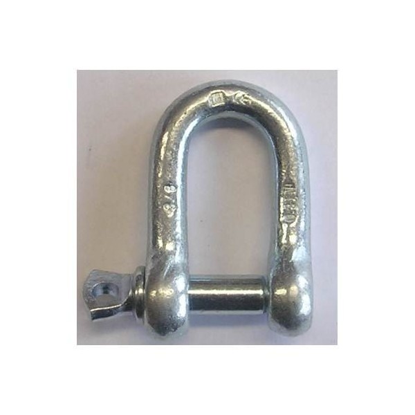 GRILLETE CADENA 1/4 RECTO GARRA ACERO GALV 310 310