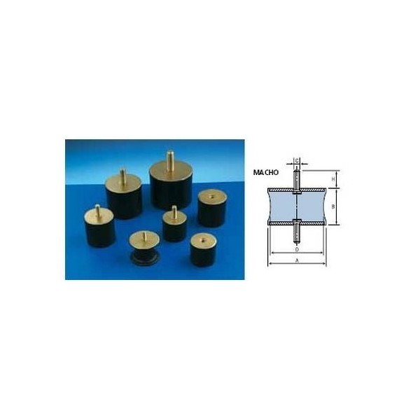 ANTIVIBRATORIO SOP DIABOLO MACHO AMC 4 PZ