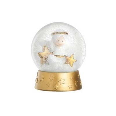 ADORNO NAV. BOLA NIEVE 16CM...