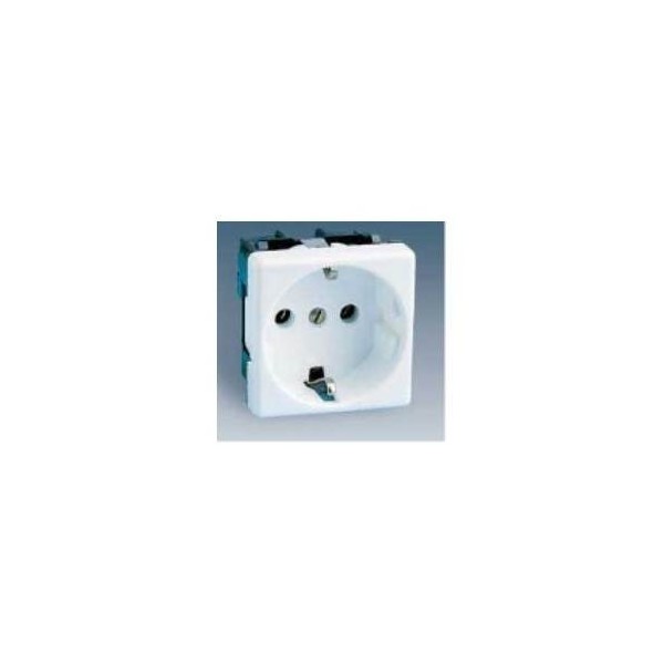 BASE ENCHUFE ELEC SCHUKO TT BL/NI SERIE 27 27432-6