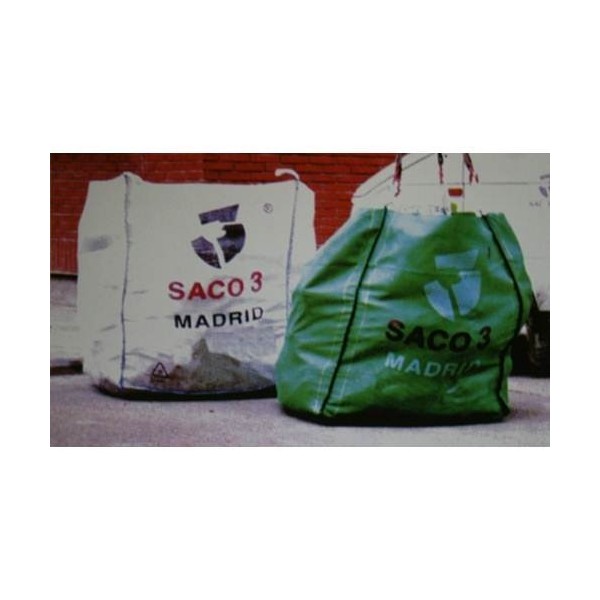 SACO ESCOMBRO CON RECOGIDA 1000KG RAFIA BL SACO 3