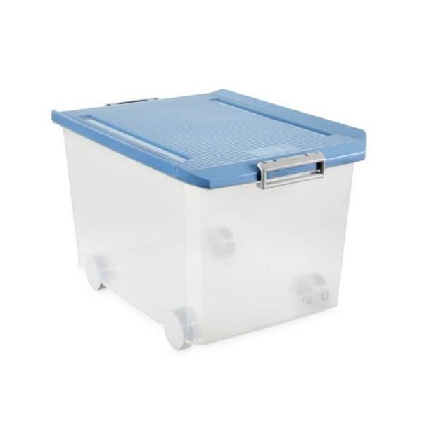 CAJA ORDEN BAJO CAMA 37X40,5X55CM 60LT C/RDA PL TR