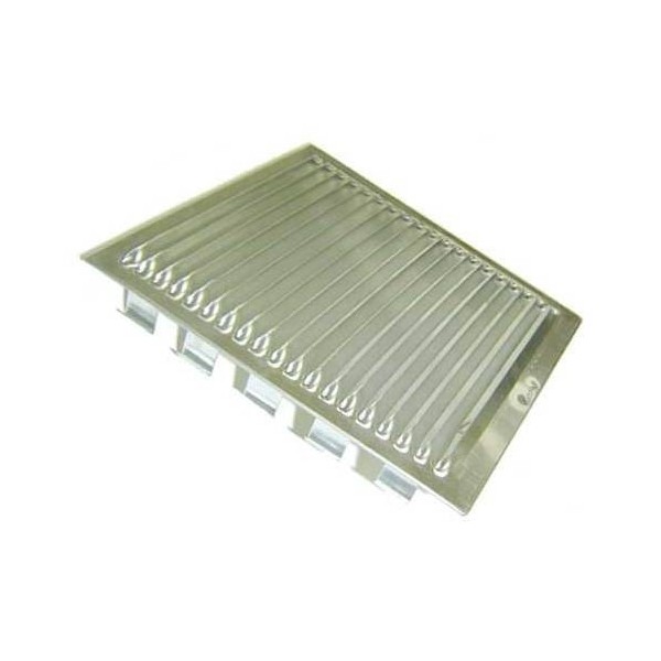REJILLA ALUMINIO 11X22 CON PATILLAS
