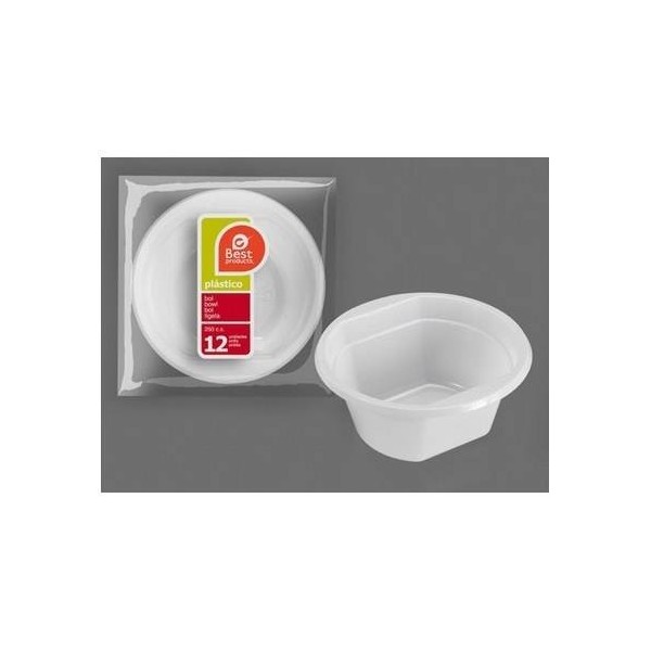 BOL DESECHABLE 250CC PL BL 12 PZ