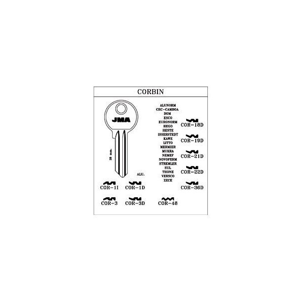 LLAVE CILINDRO EN BRUTO JMA AC COR-1D