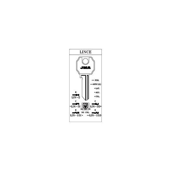 LLAVE CILINDRO EN BRUTO JMA AC LIN-2