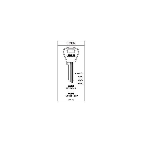 LLAVE CILINDRO EN BRUTO JMA AC UCEM-12