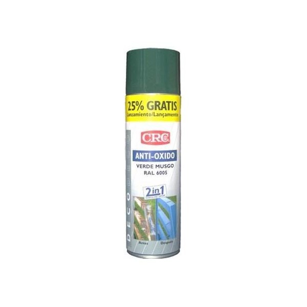 PINTURA ANTIOXI. 500 ML RAL 6005 ZINC+VERDE MUSGO