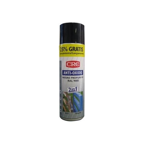 PINTURA ANTIOXI. 500 ML RAL 9005 ZINC+NEGRO SPRAY