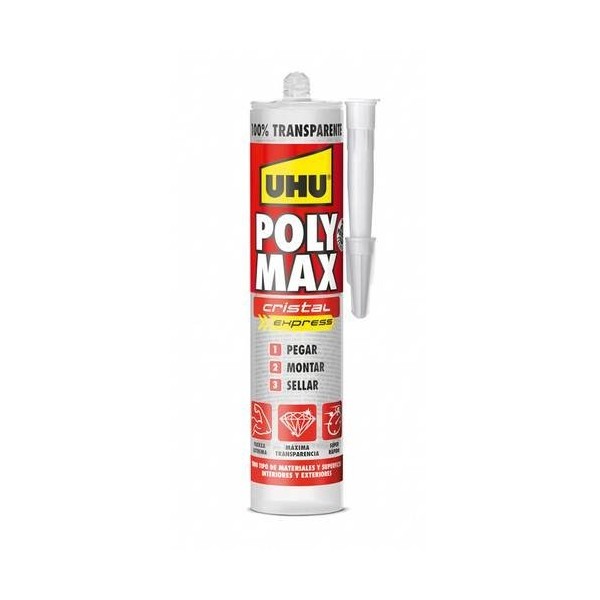 ADHESIVO SELLADOR POLIM 300 GR POLY MAX CRISTAL XP